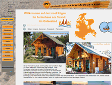 Tablet Screenshot of blockhaus-baabe.de